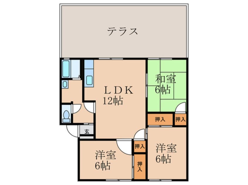 間取図 ベフピアＢ棟