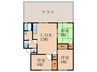 ベフピアＢ棟 3LDKの間取り