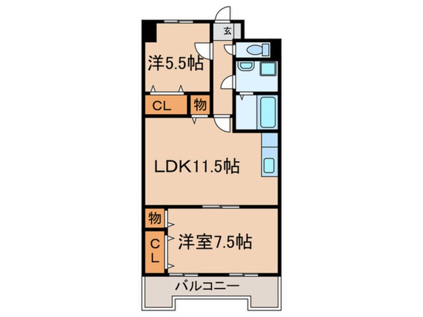 間取図 第５晴和ビル