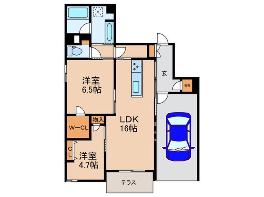 間取図 ポルトボヌール城西