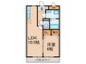 シーベル 1LDKの間取り