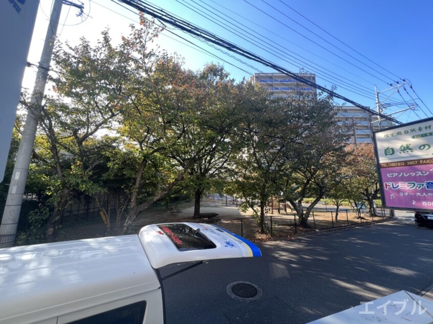 室内からの展望 チェルカーレ大橋