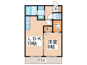間取図 トゥワヴェール二日市