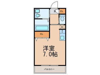 間取図 ラファセアリービオ博多(502)