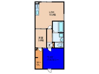 間取図 仮)隼人町真孝松山３２４９APA