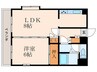 リファレンス北方Ⅰ 1LDKの間取り