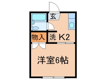 間取図 ホワイトハイツ春の町