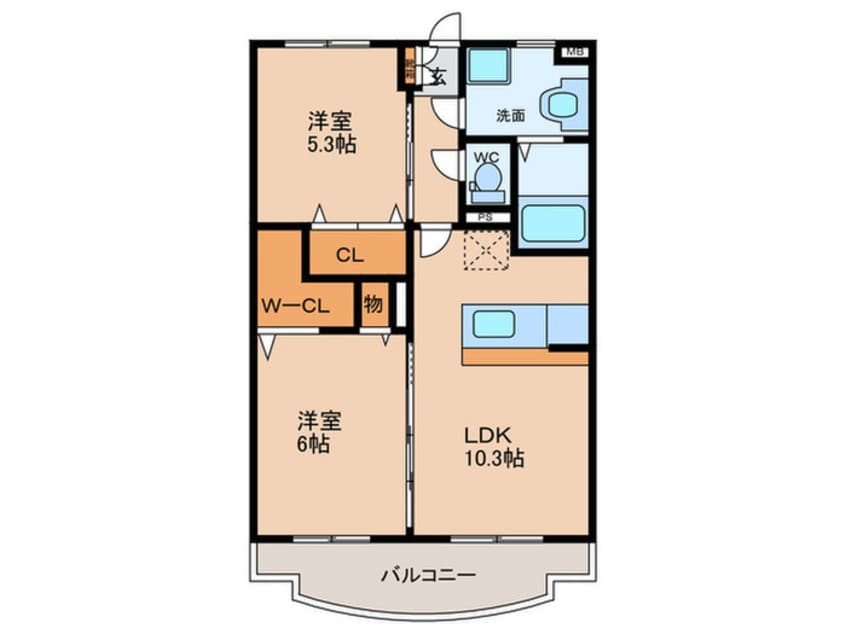 間取図 エムズパーク