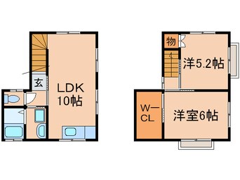 間取図 メゾネット中山