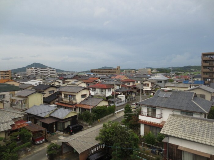 室内からの展望 ハ－モニ－ハウス波多江駅前