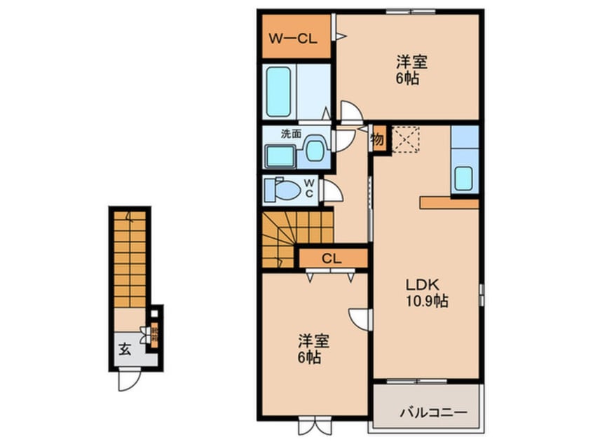 間取図 フランシャトーⅡ