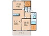 グレ－スヴィラ壱番館 2LDKの間取り