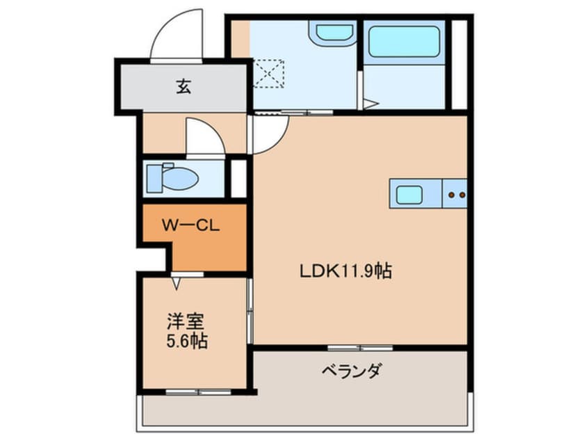 間取図 仮)リオーネ富野