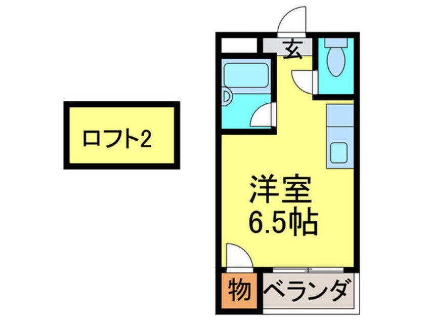 間取図 ベルコート折尾