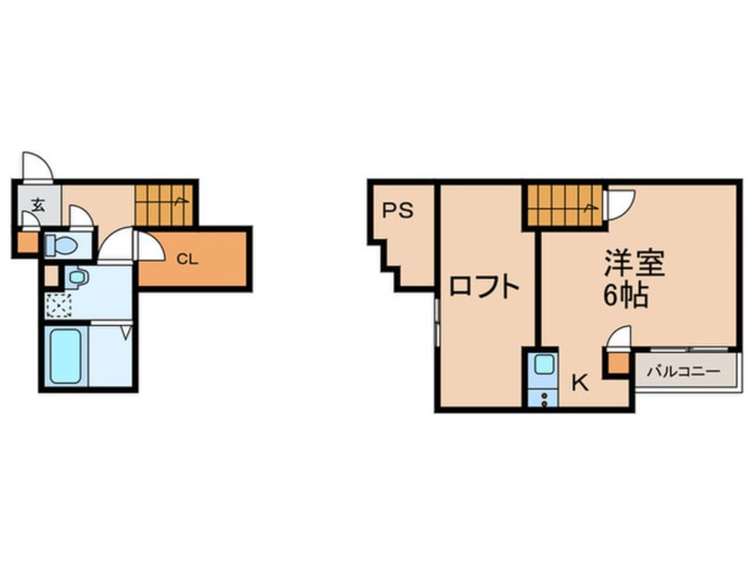 間取図 CB久留米ヴェール