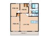 プレシャス多々良 3LDKの間取り