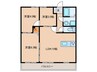 プレシャス多々良 3LDKの間取り