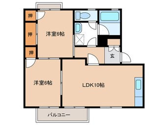間取図 ヴェルディ千早