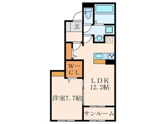 間取図 水巻ロイヤルパレス1号館