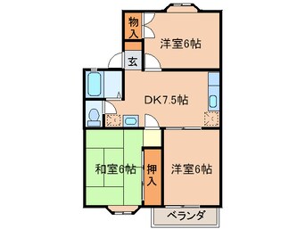 間取図 ファミュ名島