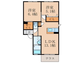 間取図 サンパティーク・アイ　Ａ棟