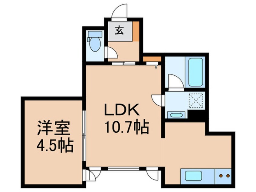 間取図 仮）湯町１丁目AP