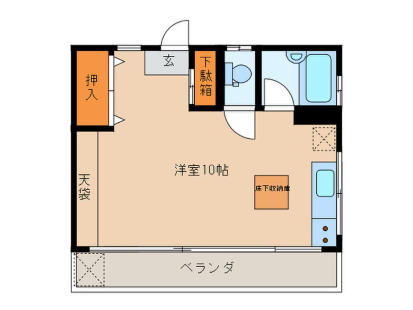 間取図 ロッジせせらぎ