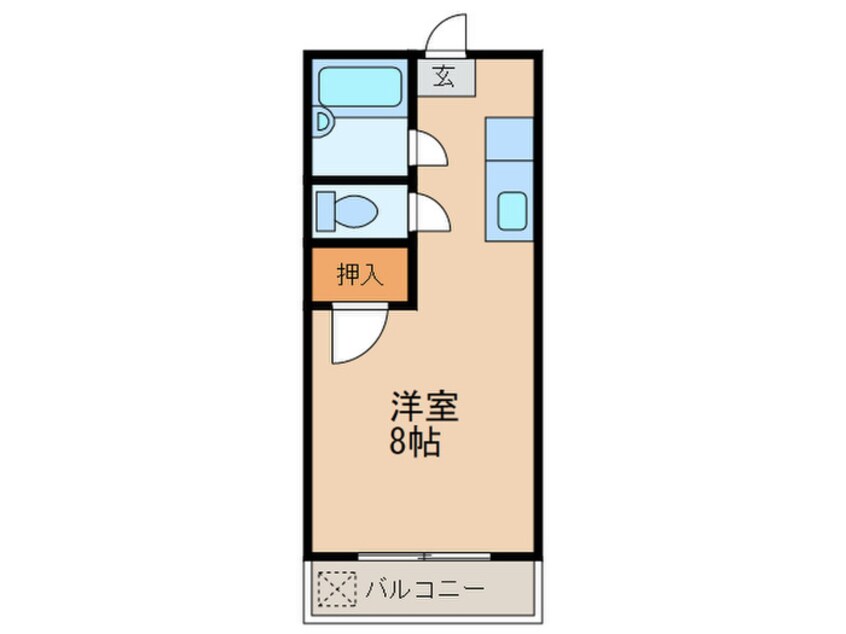 間取図 コーポラスK