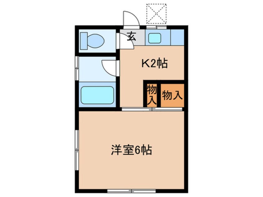 間取図 KG GARDEN中央