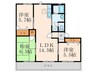 プラティ－クヴィラＢ棟 3LDKの間取り