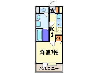 間取図 プリエ－ル高宮