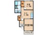スリーワンスリーヒルズ　C棟 2DKの間取り