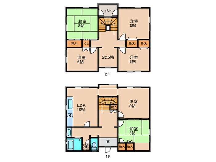 間取り図 高須北3丁目戸建て
