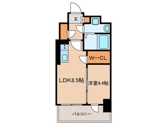 間取図 レジェンド直方二番館