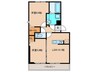 仮)D-ROOM赤間駅前　Ⅰ 2LDKの間取り