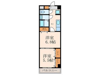 間取図 木下鉱産ビルⅡ