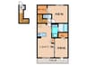 仮)D-ROOM赤間駅前　Ⅱ 2LDKの間取り