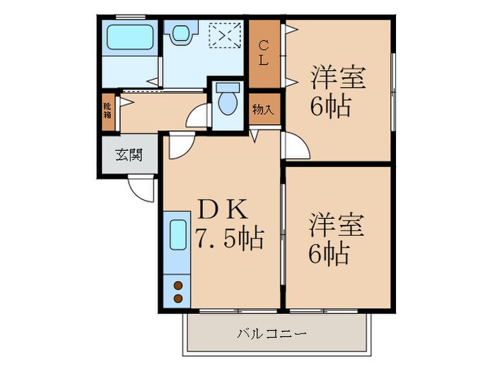 間取り図 サンライフさくらＢ棟