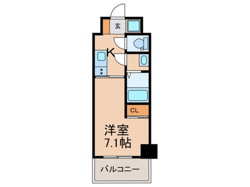 間取図 ブルージュ春日野