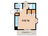 ケントハウス 1Rの間取り
