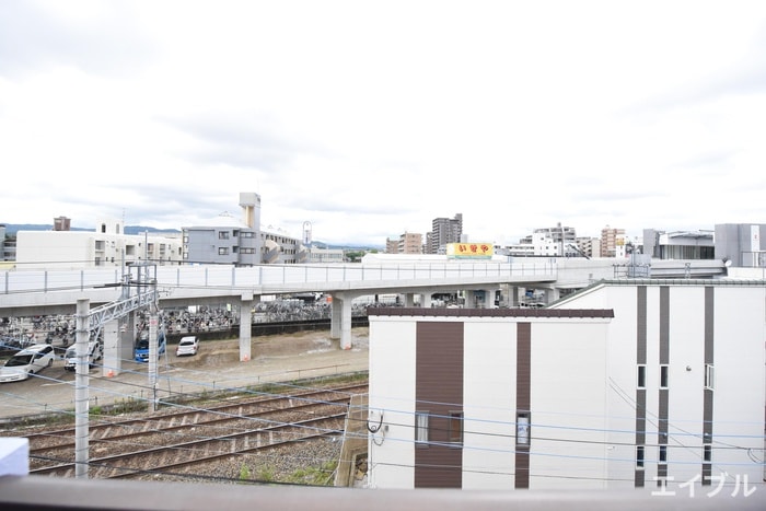 室内からの展望 ジュネス東大利