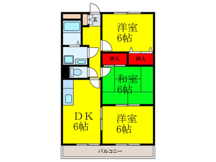 間取図 アドバンストラスト16・Ｂ