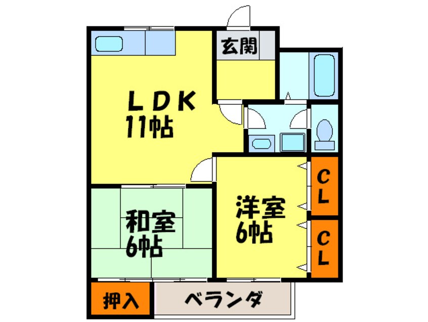 間取図 ステージ１９９０Ⅱ