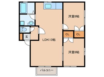 間取図 ポルコロッソ