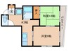 K・MKビル 2Kの間取り