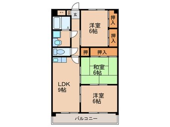 間取図 №８ 山一ビル