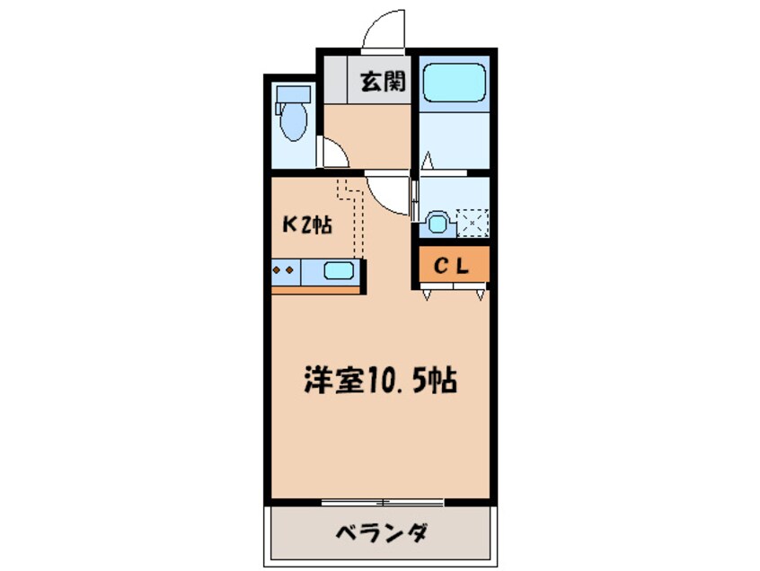 間取図 インタ－久留米ＳＵＲ