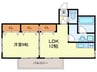 エクセレントパレス１０１ 1LDKの間取り