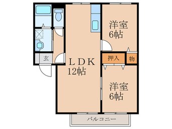 間取図 カミーリアハウス １