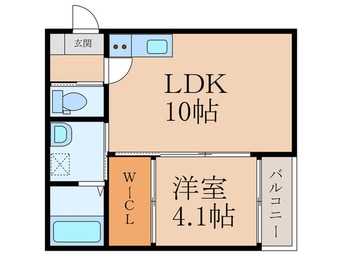 間取図 仮）苅田町神田町1丁目新築ｱﾊﾟｰﾄ